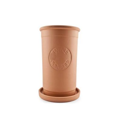 China Viable Custom Wholesale Unpainted Wine Cooler Terracotta Ice Bucket for sale