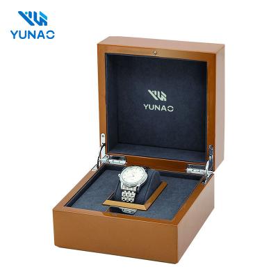 China Recyclable High End Factory Manufacture Customized Design MDF Wooden With Pillow Wooden Watch Storage Box For Wholesale for sale