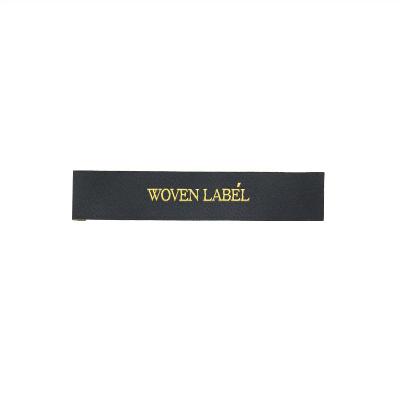 China WOVEN LABELS fabric labels custom brand sublimation garment clothing size tags iron on sticker for sale