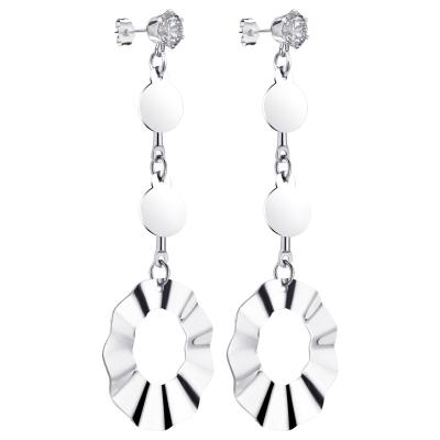 China High Quality Classic Jewelry 2021 Fashion Korean Fashion Metal Stud Stainless Statement Drop Earring for sale