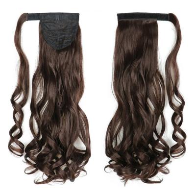 China Clip in Ponytail Long Hair Ponytail Claw Synthetic Hair Extensions Thick Wavy Hair Clip in Ponytails for sale
