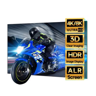 China Frame IN&VI Brand New 1.3 Gain Fixed Frame Projection Screens TV Edge Free Anti-Wrinkle Projection Screens for Indoor Movie Cinema Off for sale