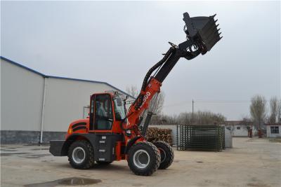 China WY2500 earth machinery 4WD telescopic loader with lawn mower en venta