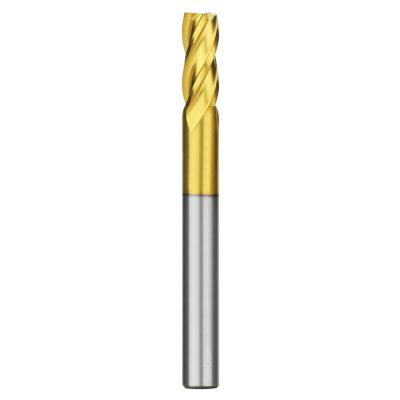 China M35 HIGH SPEED STEEL End Mill High Speed Steel With Cobalt And Titanium Coating 3mm-12mm 2/4 Teeth Milling Cutter Can Process Metal for sale