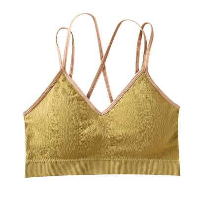 China 2021 New Design Yoga Sports Bralette Breathable Breathable Teen Cotton Comfortable Bra for sale