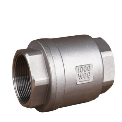 China General Professional Factory Non Return 304 Stainless Steel Vertical Check Valve for sale