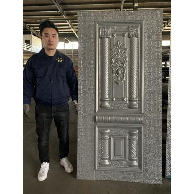 China Xiamen Steel wall Metal Decor steel Form work door Skin Mold for sale