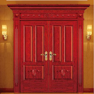China ABYAT Double Wooden Doors Front Doors For Houses Designs for sale