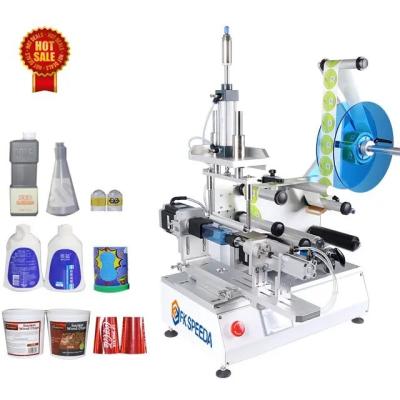 China FK616 Semi Automatic Manual Square Bottle Labeling Machine for Small Scale Production for sale