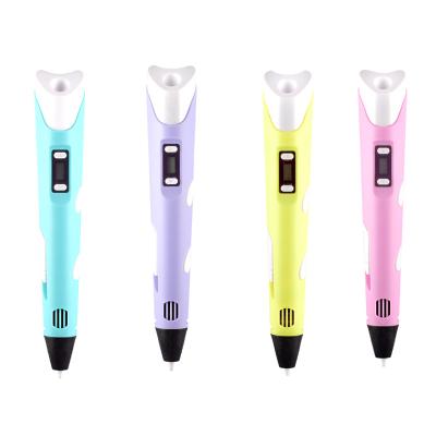 China Hot Selling Upgraded Automatic Rising Kids Doodling Drawing Learning Toy Educational Wireless 3d Printing Pen for sale