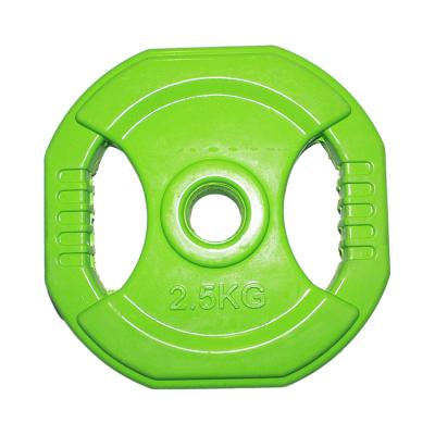 China Fitness Equipment Accessories Various Sizes Cheap Rubber Cast Weight Plate CX-PL110 for sale