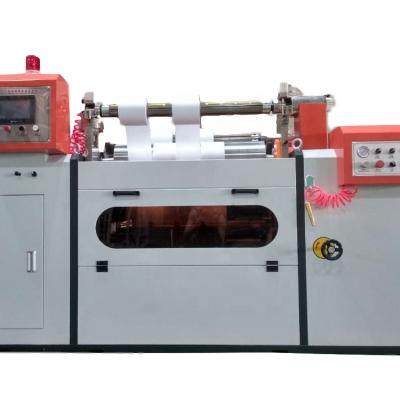 China High Speed 900D Food Roll Film Surface Paper Aluminum Foil Slitting Rewinding Machine for sale