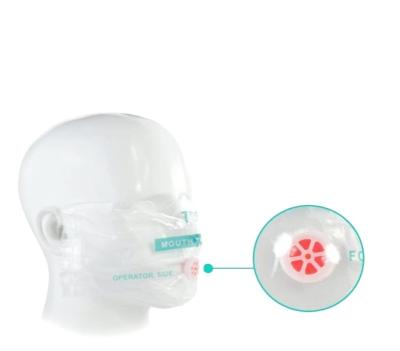 中国 CPR manikin face shields first aid training CPR mask one way value face shield 販売のため