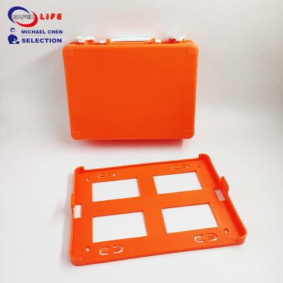 China Caja del recordatorio de la medicación de Kit Empty Supply Wall Mount de los primeros auxilios del viaje en venta