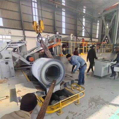 China 600-2000mm Substrate Width Metal Coil Coating Plant With Good Adhesion And Advanced Coating Technology for sale