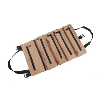 China Canvas Casual Zipper Multifunctional Casual Handbag For Travel Roll Up Tool Bag for sale