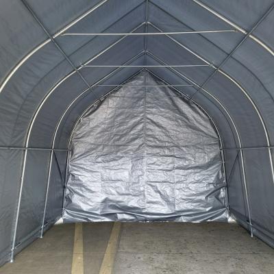 China Tienda portátil para coches refugio jardín depósito cobertizo con paredes laterales y puertas removibles en venta