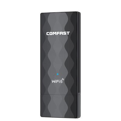 China Desktop& COMFAST CF-951AX 1800Mbps 802.11ax Wifi 6 Laptop USB Wifi Dongle High Speed Adapter WiFi6 USB for sale