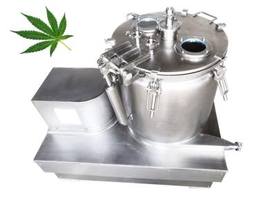 China Öls-Extraktionhandbuch-Spitzenentladungs-Mantelkorb-Zentrifuge des niedrige Temperatur-Alkohol-CBD zu verkaufen