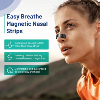 Chine Aspirateur magnétique magnétique de fer Dilatateur nasal 2025 échantillon gratuit Magnétique bandes nasales Nasal respiration magnétique à vendre