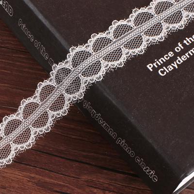 China Viable Wholesales Like White Elegant Soft Embroidery Laces Fabrics For Women for sale