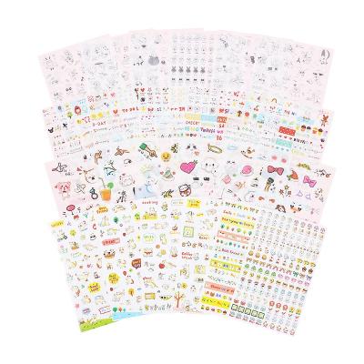 China Cute Decorative Sticker Korea Central Statistical Institute Cartoon Hand Account Multi Style Stickers For Girl Child Notebook Album Decoration Sticker for sale