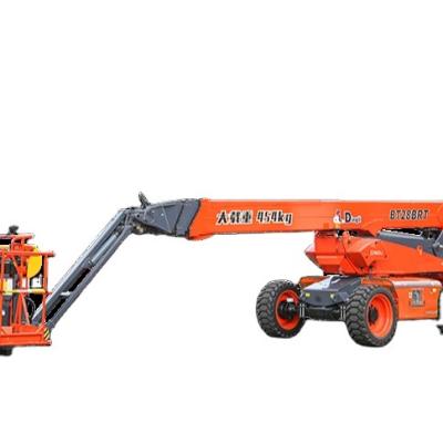 China Construction works Good Quality Mobile Elevated Arm Hydraulic Diesel Powered Straight Aerial Work Platform Lift for sale
