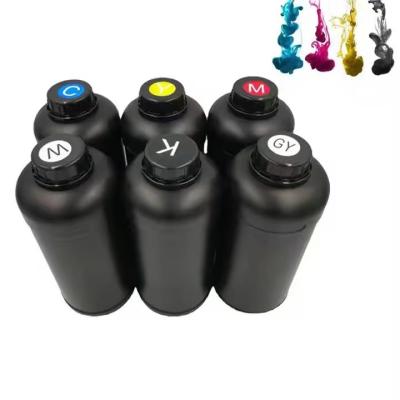 China Tinta de impresión UV ecológica de 1000 ml para impresora UV HP 5500 5500PS 5000 5000PS en venta