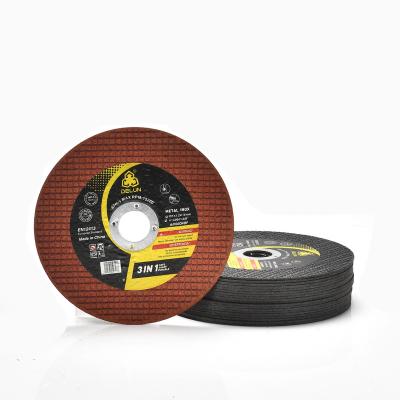 China DELUN Stainless Steel High Speed 4 Inch 107*1.2*16 Cutting Wheel / Cutting Disc For Inox / Stainless Steel Cutter With MPA Certificate for sale