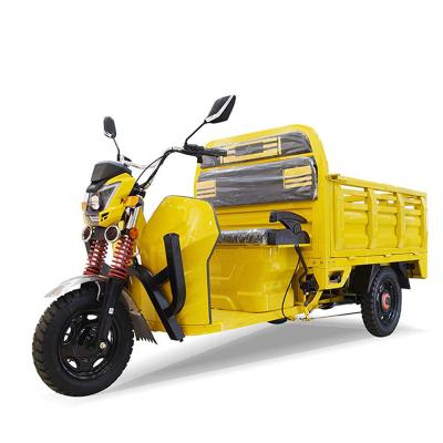 China New household electric tricycle truck three wheel adult transport vehicle heavy and small flat bed electric cargo battery tricycle for sale