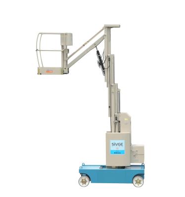 China Plataforma de trabalho de elevação móvel automotora da rotação livre do tamanho compacto no elevador à venda