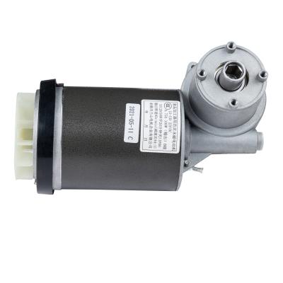 China Totally Enclosed Speed A0 DC Juicer Motor Pasta Maker Slow Speed DC Worm Gear Motor for sale