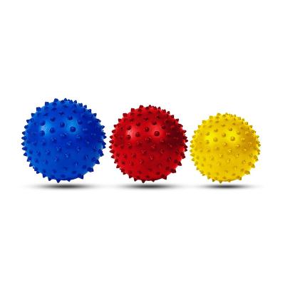 China Spiky Massage Balls For Foot, Back, Muscles ,3 Soft To Firm Spiked Massager Roller Orb Set For Plantar Fasciitis for sale
