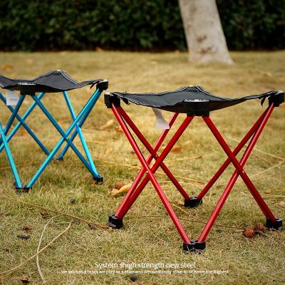 China Mini Foldable Stool Modern Outdoor Aluminum Camping Fishing Lightweight Folding Stool for sale