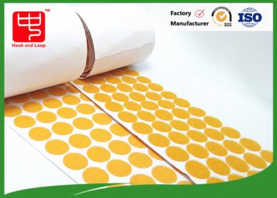 China Remiendos de encargo del gancho y del lazo del color anaranjado que embalan en el rollo Eco amistoso en venta