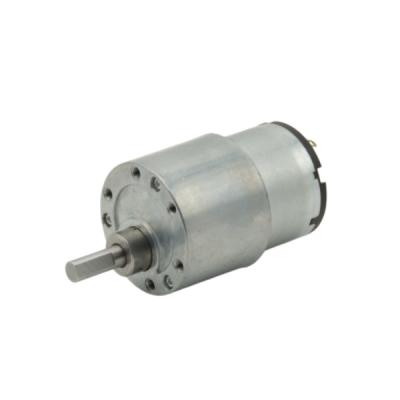 China 37mm 520 Brushed 12V DC Gear Motor High Torque Gear Reduction Electric Motor for sale