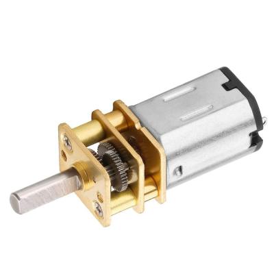 China 3V 4.5V 6V 12V D Shaft Small Gear Motor Customized GA12-N20 DC Gear Motor Low Rpm for sale