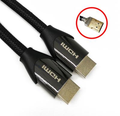 China COMPUTER 8K HDMI 2.1 Cable Ultra HD High Speed 48Gbps 120hz HDMI Cord Gold Connectors Nylon Braided for sale