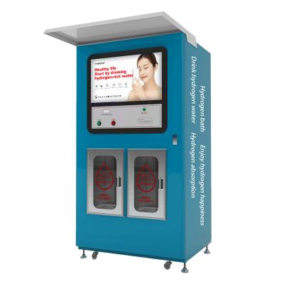 China Dual-barrel Hydrogen-rich Water Vending Machine for Water Supply at 0.2-0.4MPa Inlet Pressure for sale