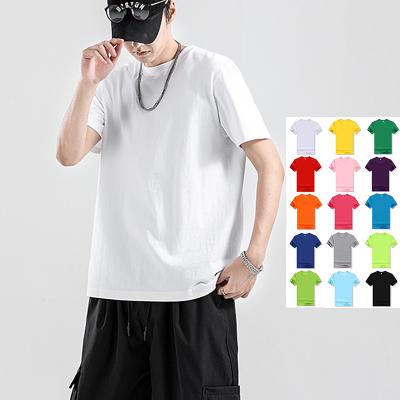 China Anti-pilling 2023 Summer t shirt shirts for men Breathable Pure Cotton Short Sleeve High-Quality Design men's t-shirts for sale