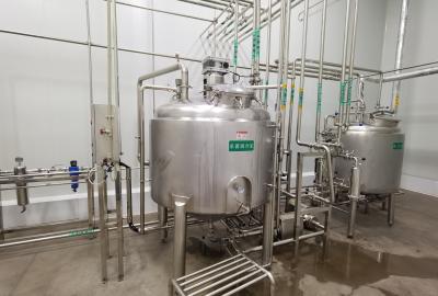 China 1-5 ton per hour Hygienic cooker Fresh Apple Puree Paste Processing Line for sale