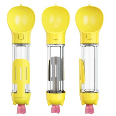 China Stored Outdoor Portable Cheap Plastic Travel Pet 500ml Water Bottle For Dogs for sale