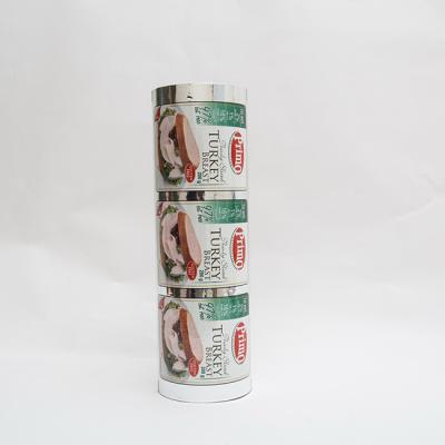 China Printed Lidding Film Easy Peel PET/VMPET/PE seal to thermoforming film APET/PE tray for sale