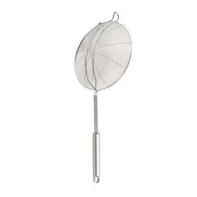 China Wholesale Stocked Home Kitchen Tools Stainless Steel Drain Spoon Wire-Mounted Strainer for sale