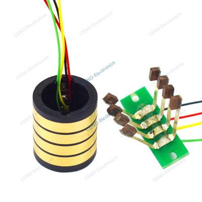 中国 二分割型と分割電気信号ロータリージョイントを備えた独立スリップリング 販売のため