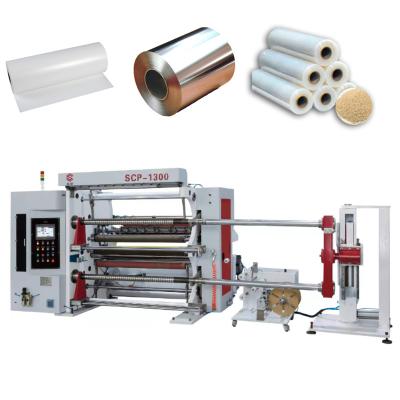 China Factory Factory High Speed Automatic Non Woven Fabric Roll To Roll Slitter Rewinder Slitting Machine for sale