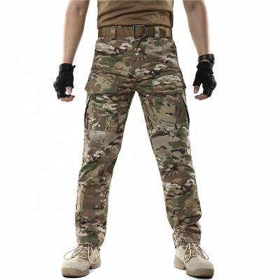 China Wholesale Anti-wrinkle Clothing Camouflage Waterproof Multi Canvas Men's Cargo Pockets Army Military Uniform Tactical Pants for sale