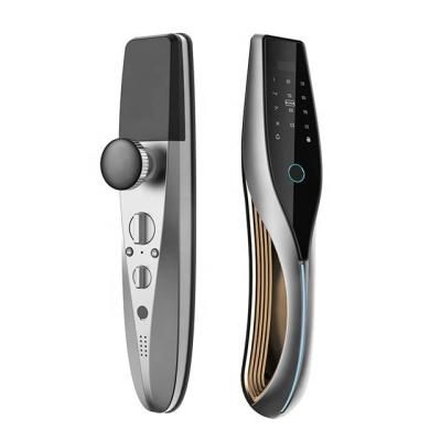 China Mobile Phone APP+ +Fingerprint+Password+RFID Swipe Card+Key Hot Selling Smart APP Door Lock WIFI Electric Multifunctional Smart Fingerprint Password For Bedroom Office Home Decor 'apartment for sale