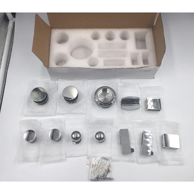 China Factory Direct Modern Shower Set Hardware Stainless Steel Sliding Door Roller Glass Kit For Shower Room /Office Room for sale
