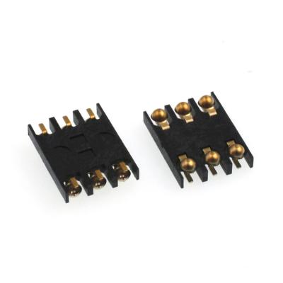 Chine Taille sphérique de ÉÉpinglergler SIM Carte Prise Connecteur SMT 1.5mm 2.0mm du shrapnel 6 à vendre